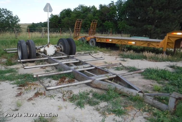 image for item CA9745 Shop built hay bale trailer