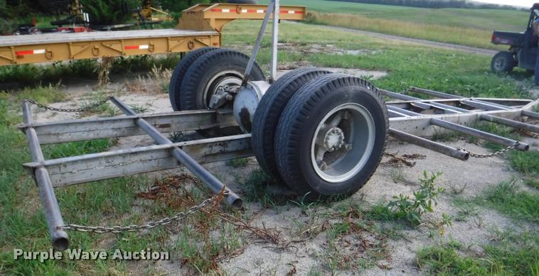 image for item CA9745 Shop built hay bale trailer
