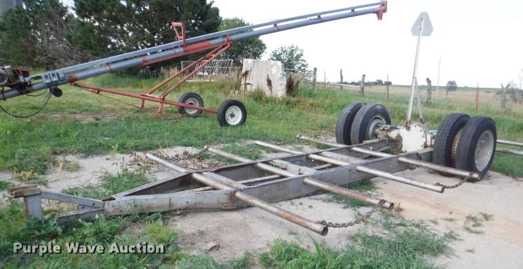 image for item CA9745 Shop built hay bale trailer