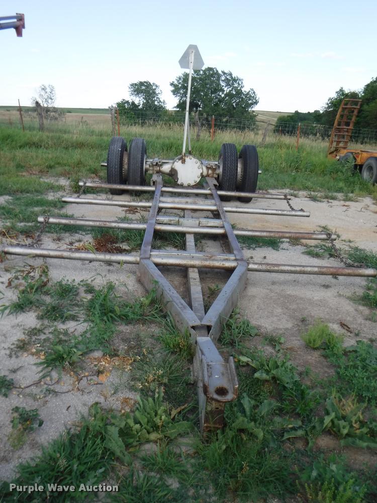 image for item CA9745 Shop built hay bale trailer