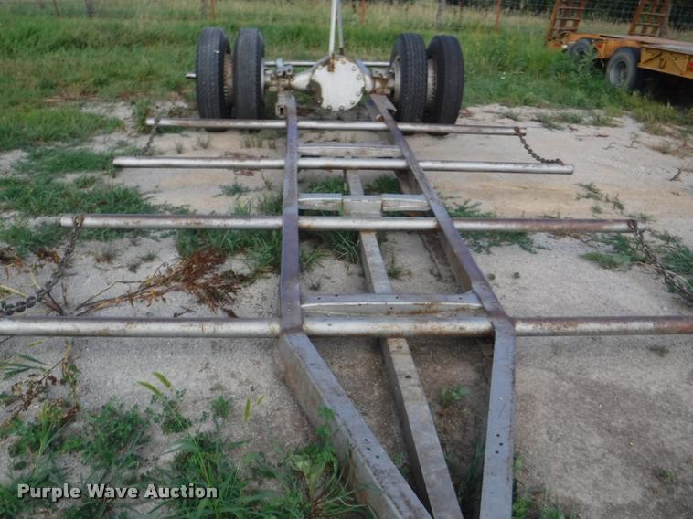 image for item CA9745 Shop built hay bale trailer