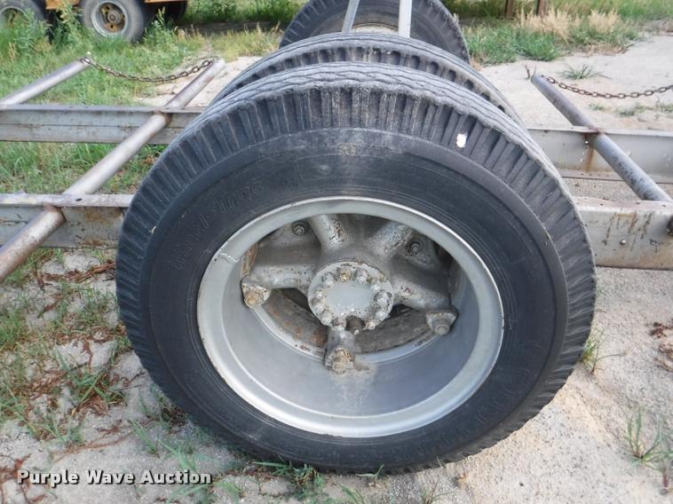 image for item CA9745 Shop built hay bale trailer