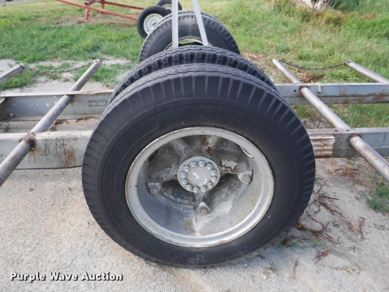 image for item CA9745 Shop built hay bale trailer