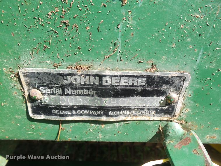 image for item DA6458 1989 John Deere 535 round baler