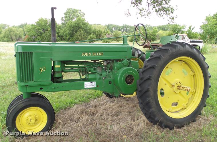 image for item DA6770 1952 John Deere 50 tractor
