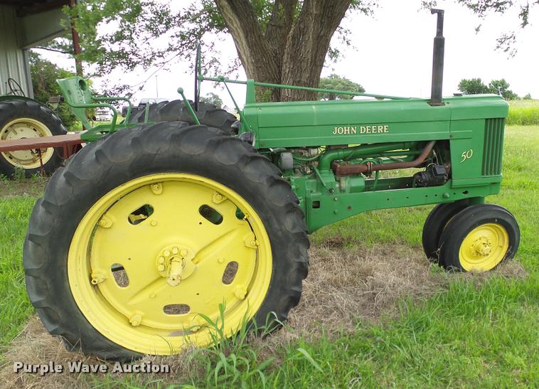 image for item DA6770 1952 John Deere 50 tractor