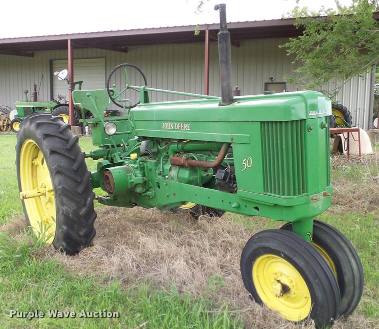 image for item DA6770 1952 John Deere 50 tractor