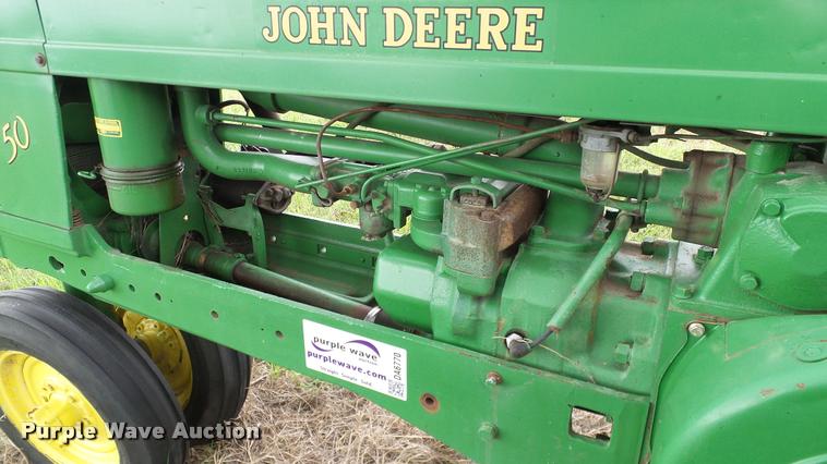image for item DA6770 1952 John Deere 50 tractor