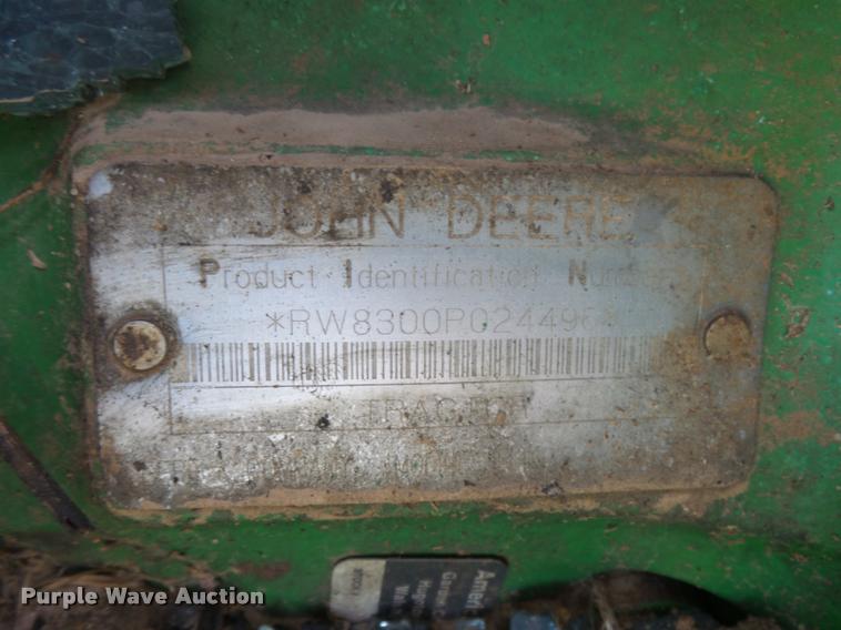 image for item DB2626 1999 John Deere 8300 MFWD tractor