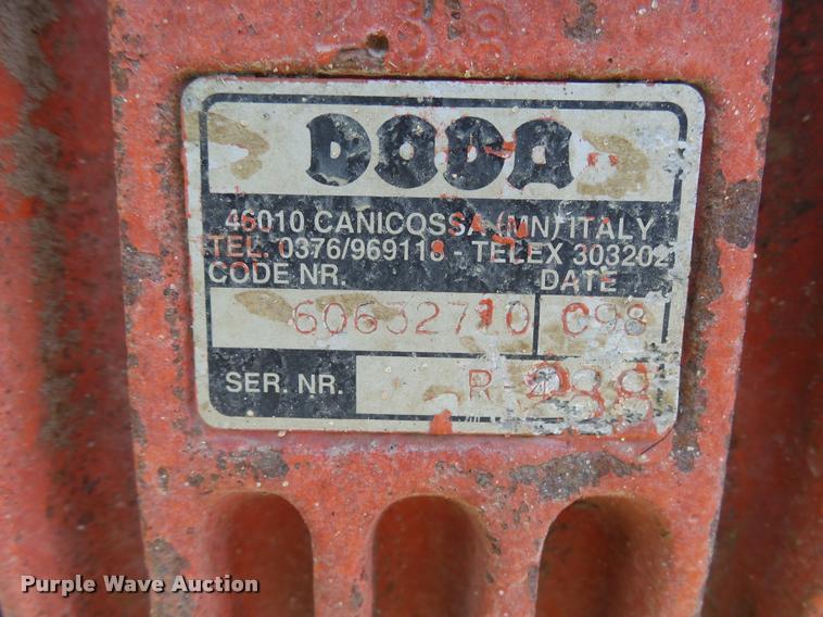 image for item DH9671 1998 Doda horizontal high pressure pump