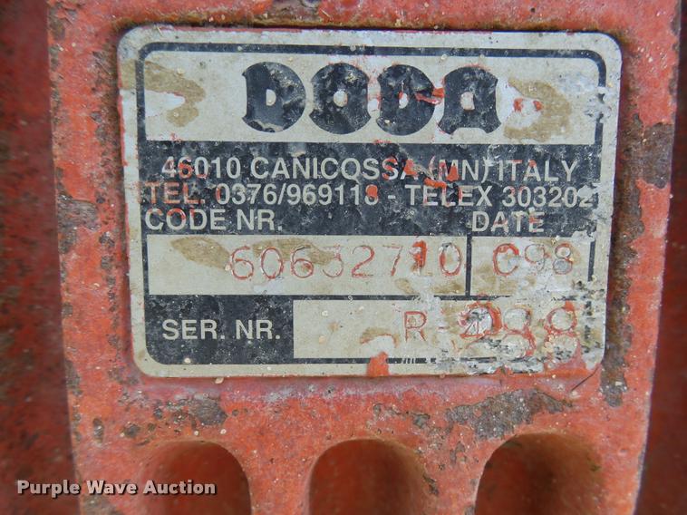 image for item DH9671 1998 Doda horizontal high pressure pump