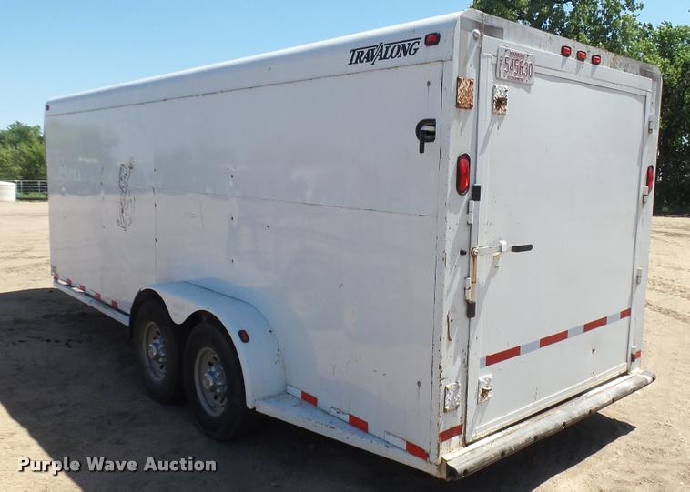 image for item DR9743 2006 Travalong enclosed equipment trailer