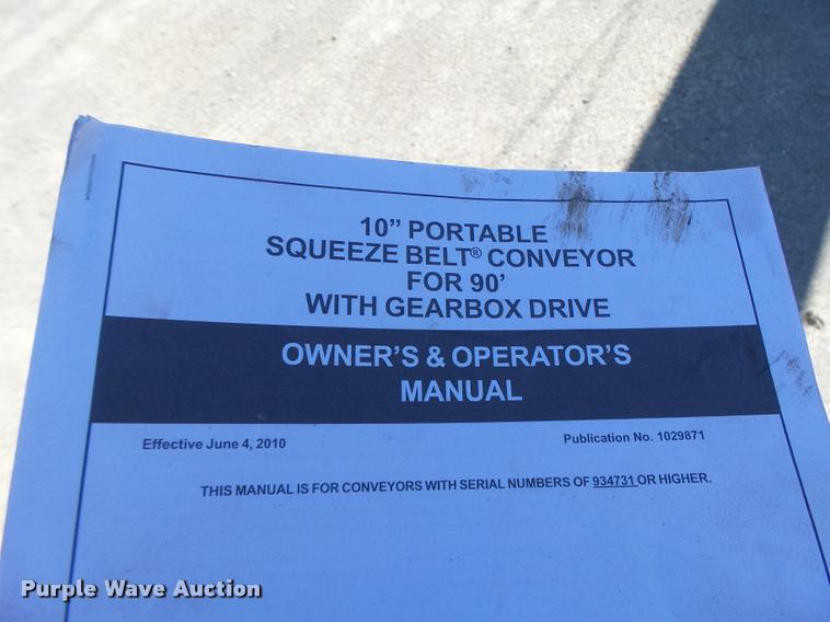 image for item G1085 2007 Hutchinson conveyor