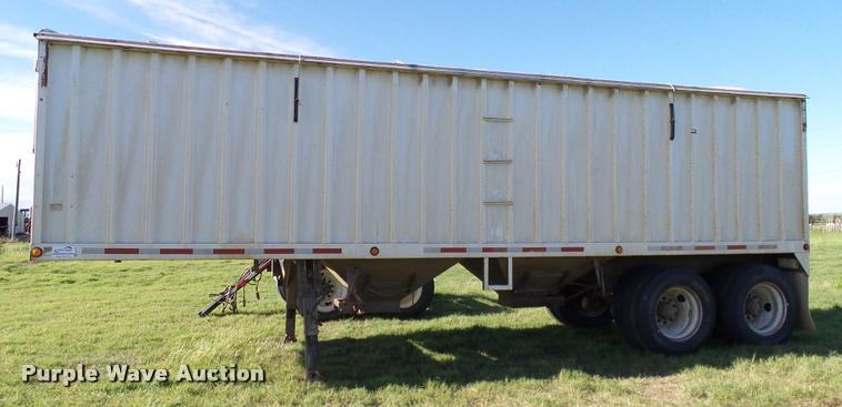 image for item DA6183 2005 Shop built double hopper grain trailer