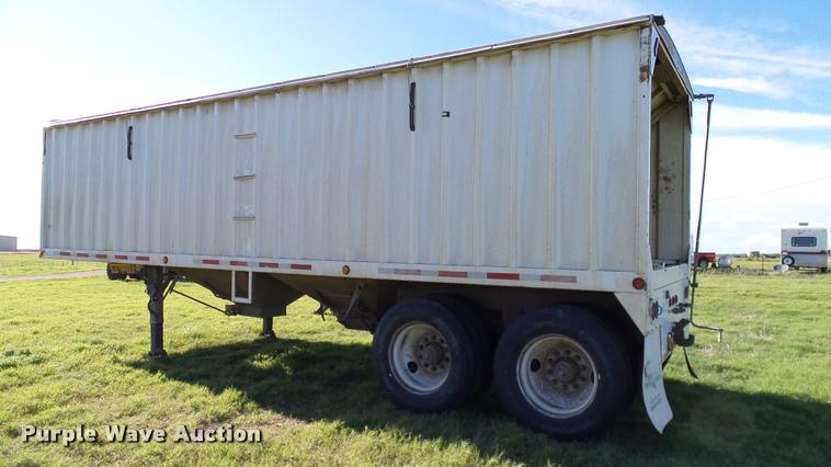 image for item DA6183 2005 Shop built double hopper grain trailer