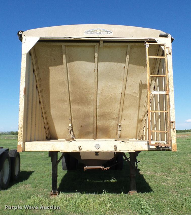 image for item DA6183 2005 Shop built double hopper grain trailer