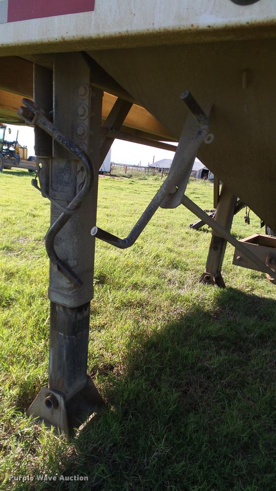 image for item DA6183 2005 Shop built double hopper grain trailer