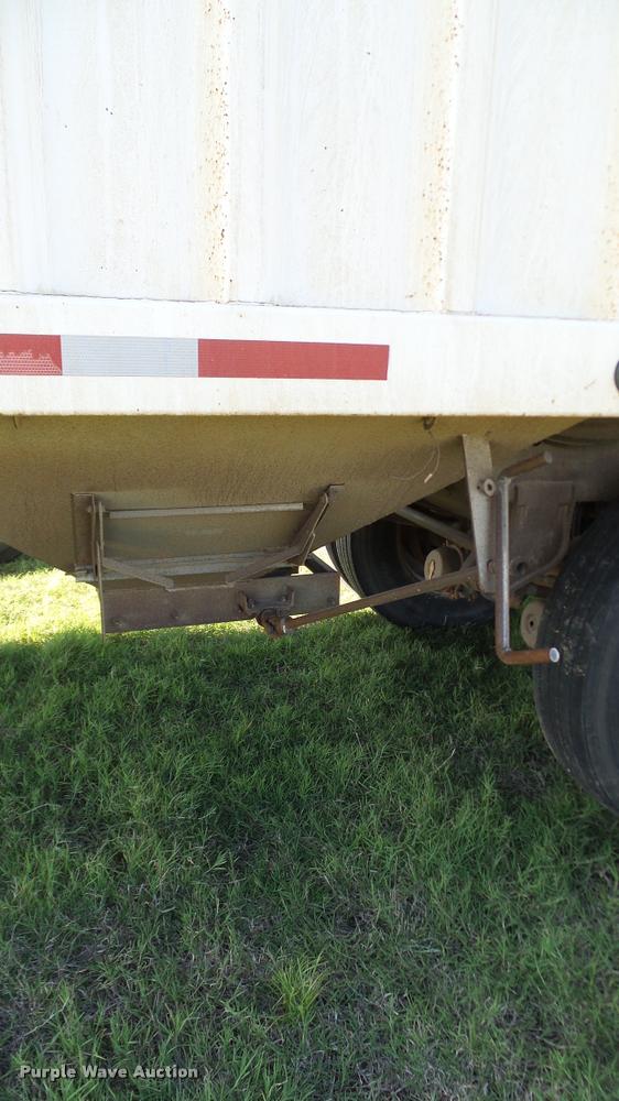 image for item DA6183 2005 Shop built double hopper grain trailer