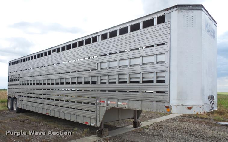image for item DA6437 1976 American livestock trailer