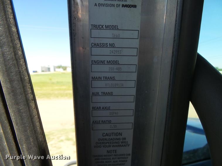 image for item DB2624 2009 Kenworth T660 semi truck