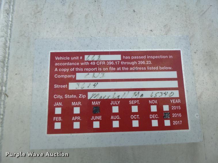 image for item DB5767 2002 Manac 38245130 walking floor trailer