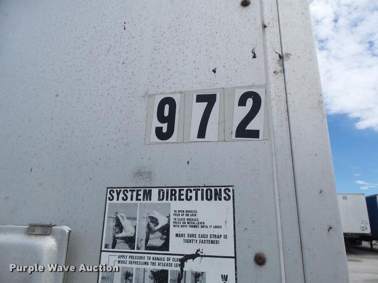 image for item DB5775 1997 Wabash curtain sided trailer