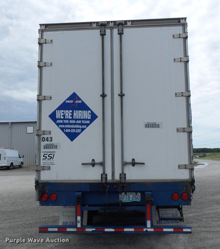 image for item DB5776 2002 Utility Trailers curtain sided trailer