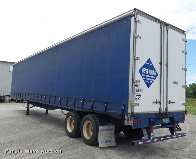 image for item DB5776 2002 Utility Trailers curtain sided trailer