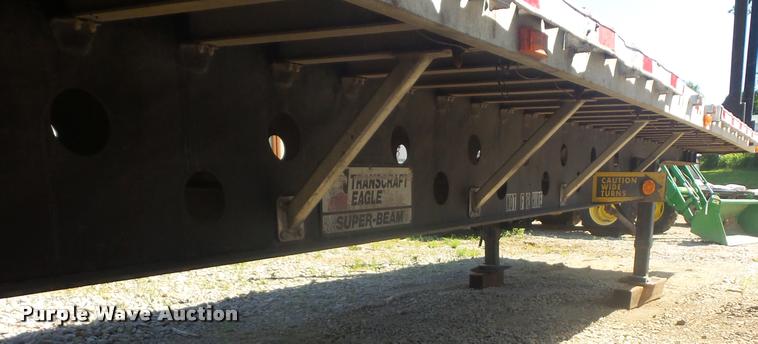image for item DJ9518 2000 Transcraft flatbed trailer