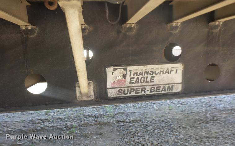 image for item DJ9518 2000 Transcraft flatbed trailer