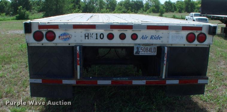 image for item DK9697 1998 Utility flatbed trailer