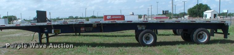 image for item DK9697 1998 Utility flatbed trailer
