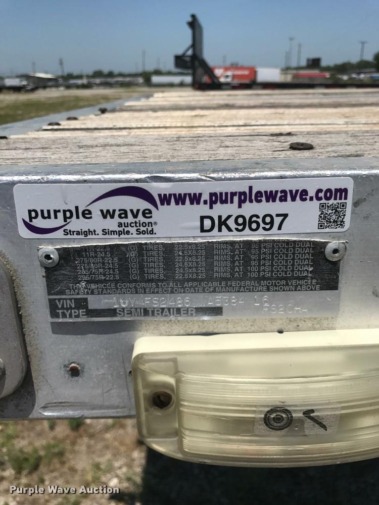 image for item DK9697 1998 Utility flatbed trailer