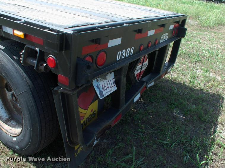 image for item DK9698 2000 Lufkin FL-11 flatbed trailer