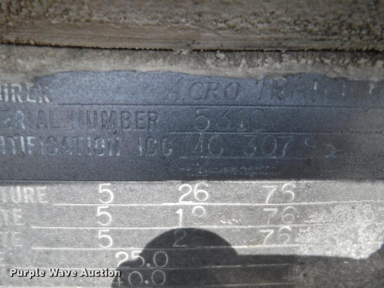 image for item K5919 1976 Acro tanker trailer