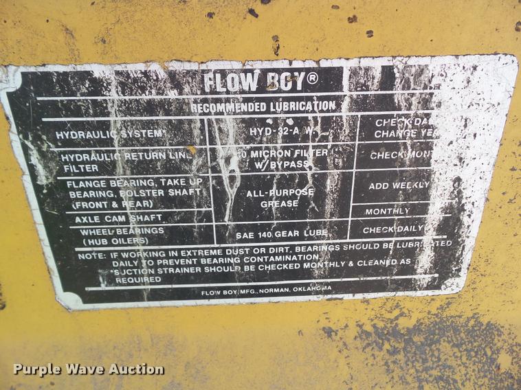 image for item L5600 1991 Flowboy live bottom trailer