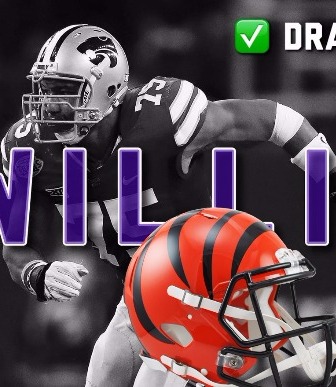 image for item G1201 Jordan Willis Autographed Official Riddell NFL Cincinnati Bengals Football Helmet