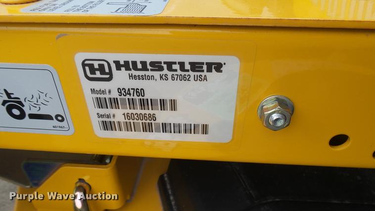 image for item AR9801 2016 Hustler Raptor SD 934760 ZTR lawn mower