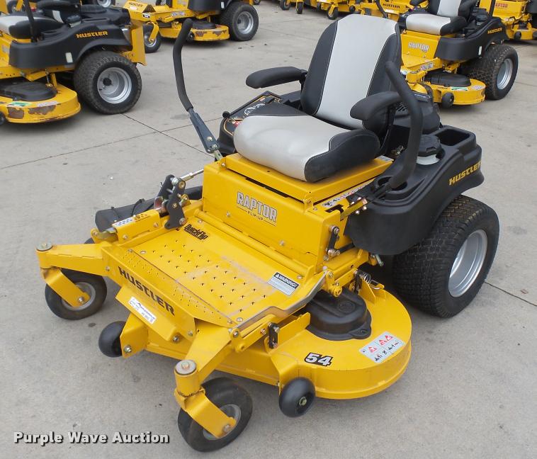image for item AR9802 2016 Hustler Raptor Flip-Up 934745 ZTR lawn mower