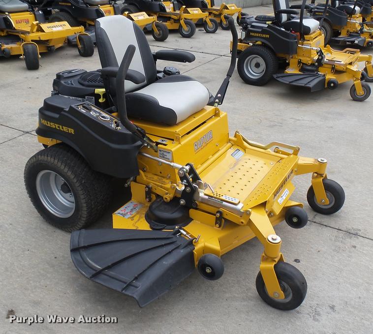image for item AR9809 2016 Hustler Raptor Flip-Up 933622 ZTR lawn mower