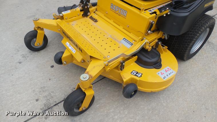 image for item AR9809 2016 Hustler Raptor Flip-Up 933622 ZTR lawn mower