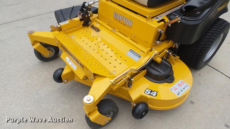 image for item AR9810 2016 Hustler Raptor Flip-Up 933622 ZTR lawn mower