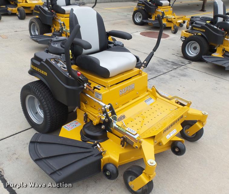 image for item AR9812 2016 Hustler Raptor Flip-Up 933622 ZTR lawn mower