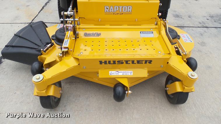 image for item AR9812 2016 Hustler Raptor Flip-Up 933622 ZTR lawn mower