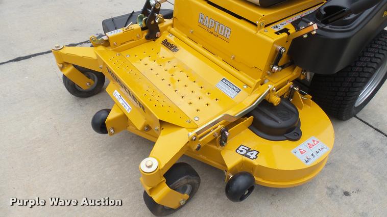 image for item AR9812 2016 Hustler Raptor Flip-Up 933622 ZTR lawn mower