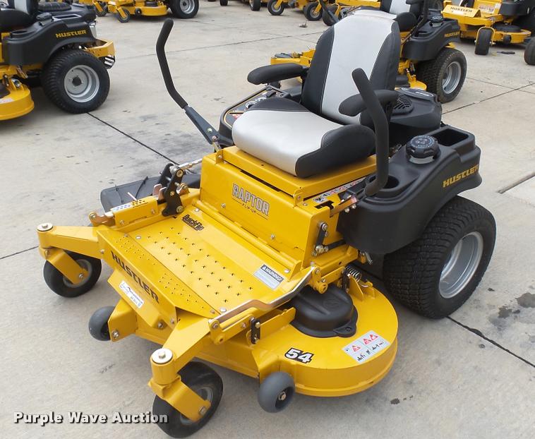 image for item AR9814 2015 Hustler Raptor Flip-Up 933622 ZTR lawn mower
