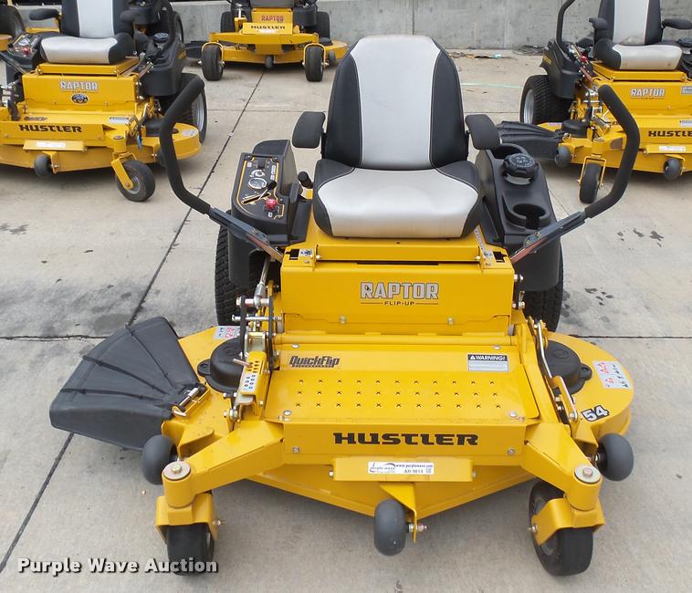image for item AR9814 2015 Hustler Raptor Flip-Up 933622 ZTR lawn mower