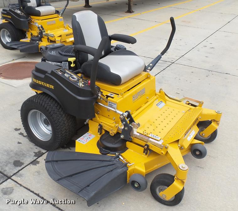 image for item AR9814 2015 Hustler Raptor Flip-Up 933622 ZTR lawn mower