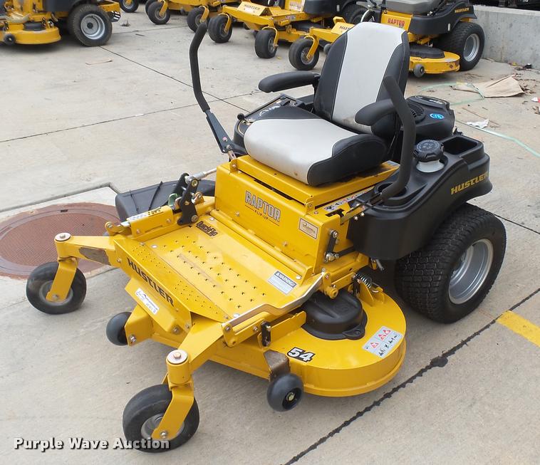 image for item AR9815 2015 Hustler Raptor Flip-Up 933622 ZTR lawn mower