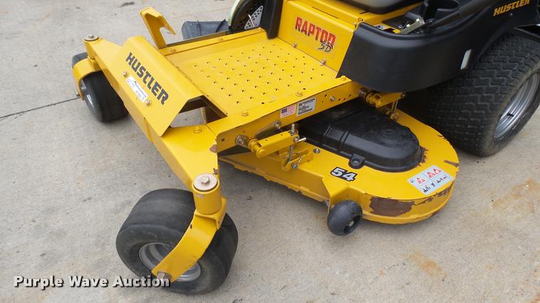 image for item AR9822 2015 Hustler Raptor SD 932558 ZTR lawn mower